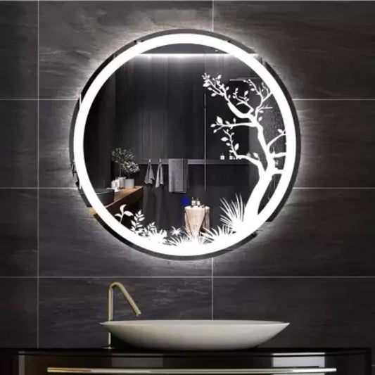 Corner Tree LED Bathroom Mirror