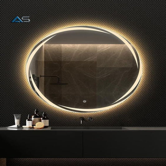 Curve Design Round LED Mirror