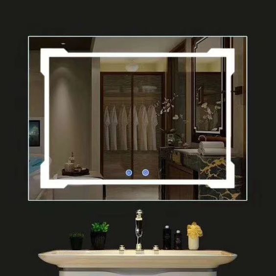 Modern Designed LED Rectangular Luxury Bathroom Mirror