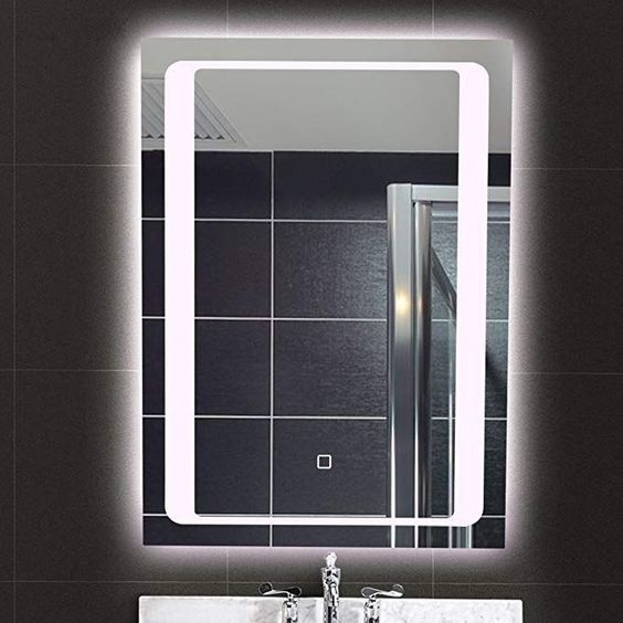 Modern Designed LED Vertical Bathroom Mirror