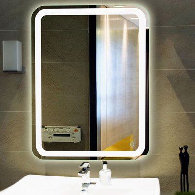 Orren Ellis Hanlin LED Lighted Vanity Wall Mirror