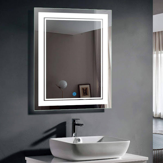 Rectangular LED Wall Mirror