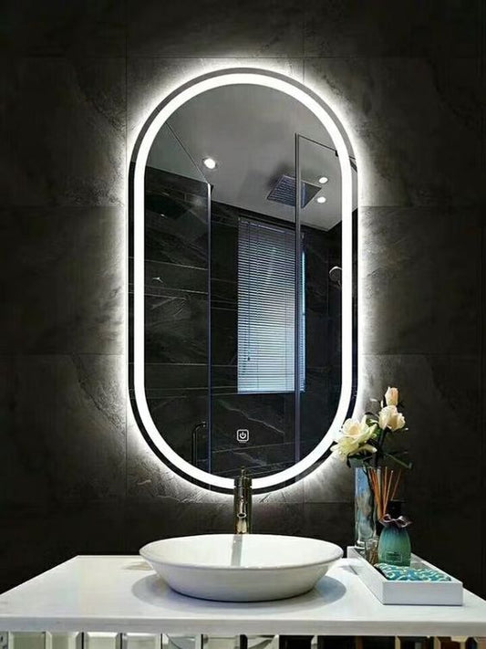 Modern Designed LED Oval Luxury Bathroom Mirror