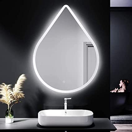Water Drop design LED Mirror