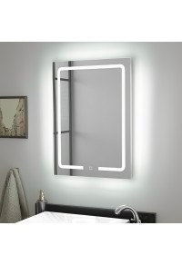 3D Rectangle glass LED Mirror