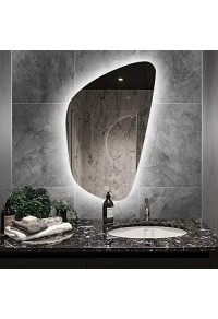 Bathroom Irregular Backlit LED Mirror