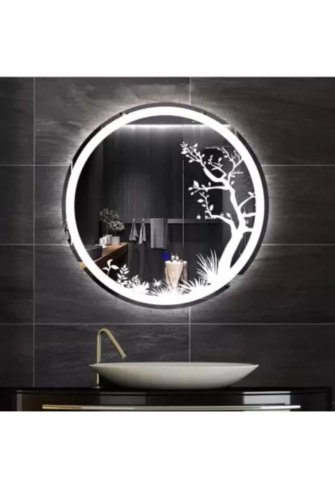 Corner Tree LED Bathroom Mirror