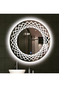 Laser Engraving LED Mirror