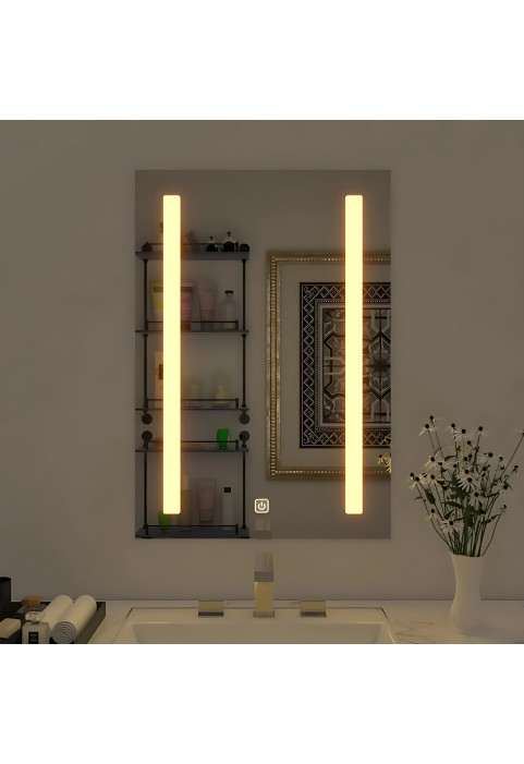 Modern Designed LED Rectangular Bathroom Mirror2