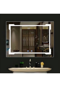 Modern Designed LED Rectangular Luxury Bathroom Mirror