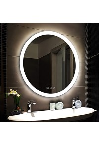 Modern Designed LED Round Bathroom Mirror2