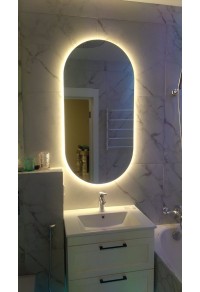 Oval Mirror with backlight