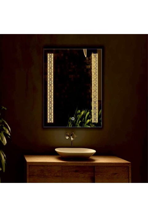 Parallel Lines LED Mirror