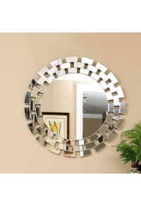 Puzzle Design LED Mirror