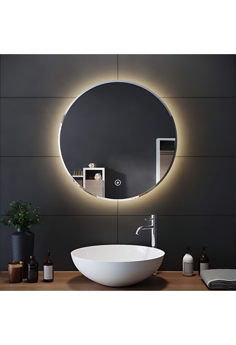 Round Magnifying LED Makeup Mirror